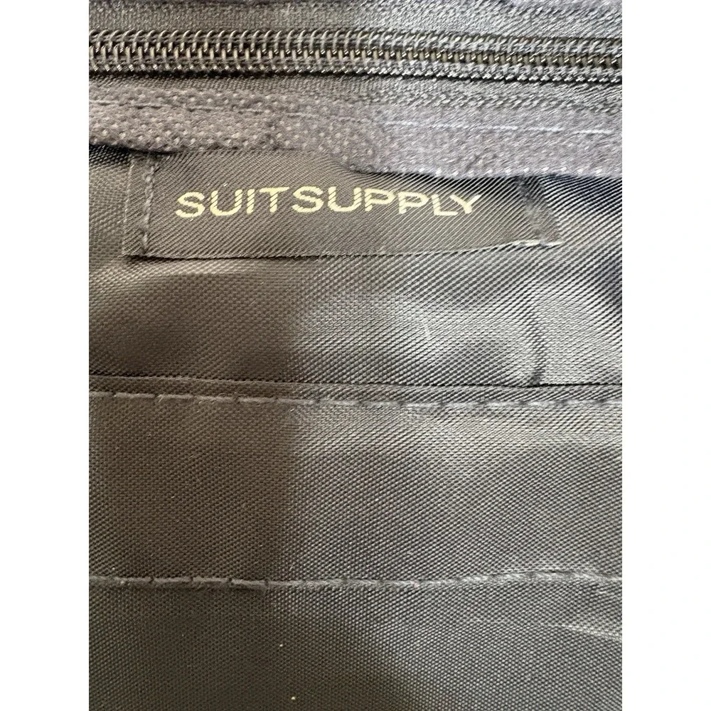 Suitsupply‎ Navy Blue Garment Bag Zip Up Bifold Dust Bag